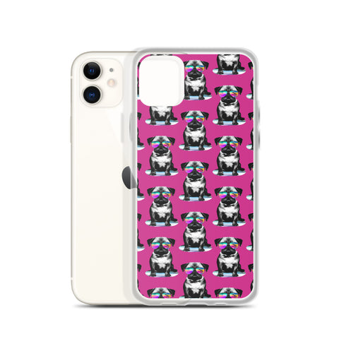 iPhone Case Cool Dogs Purple