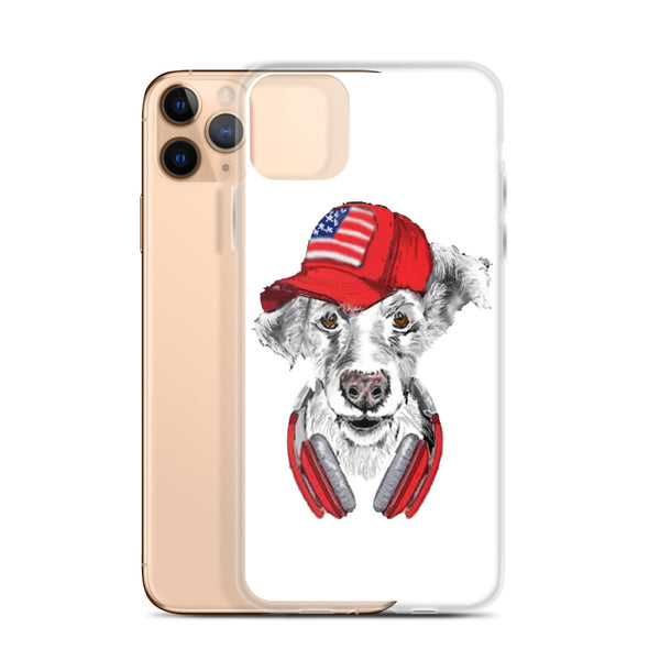 iPhone Case DJ Dog White