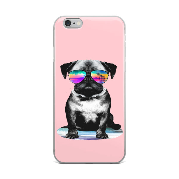 iPhone Case Cool Dog Pink