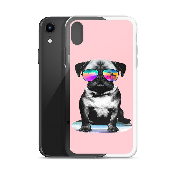 iPhone Case Cool Dog Pink