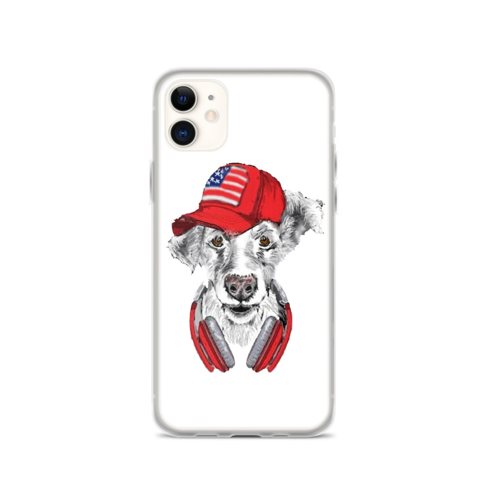 iPhone Case DJ Dog White