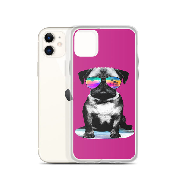 iPhone Case Cool Dog  Purple