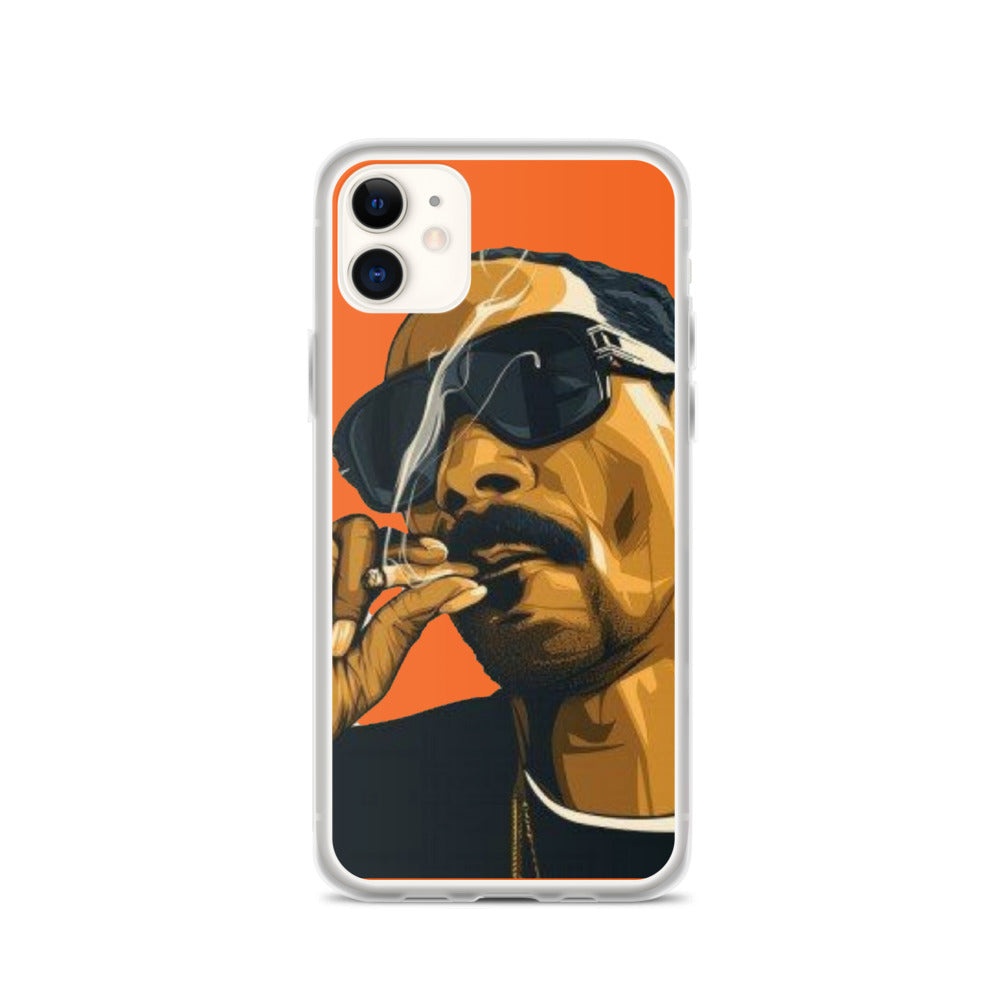 iPhone Case Snoop Dogg Smoke Orange