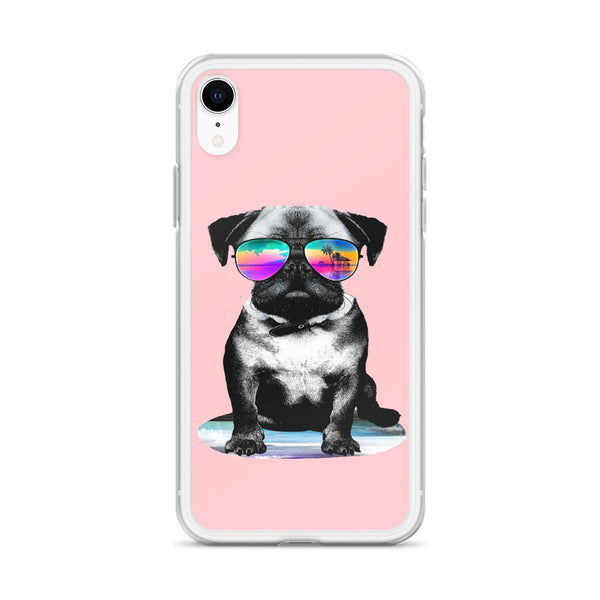 iPhone Case Cool Dog Pink