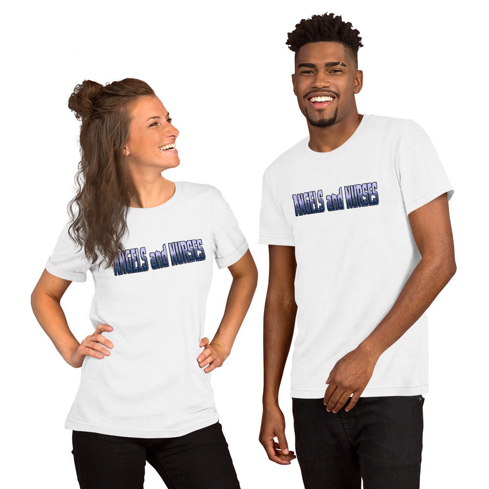 PREMIUM SHORT-SLEEVE UNISEX T-SHIRT ANGELS AND NURSES