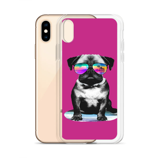 iPhone Case Cool Dog  Purple