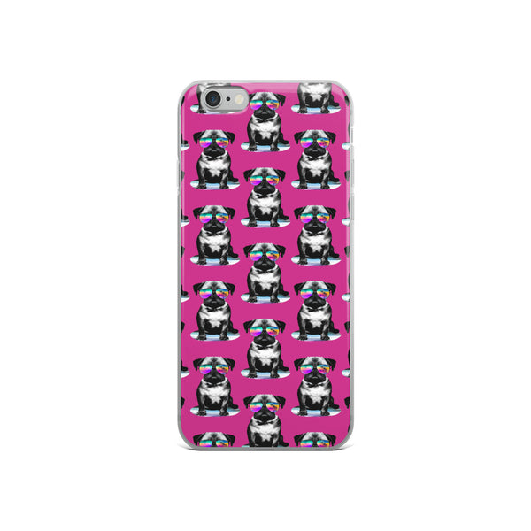 iPhone Case Cool Dogs Purple