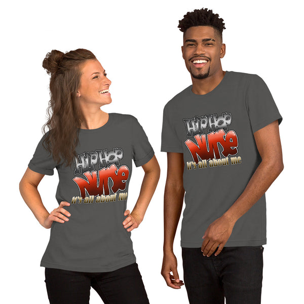 PREMIUM SHORT-SLEEVE UNISEX T-SHIRT HIP HOP NURSE ALL ABOUT ME 2