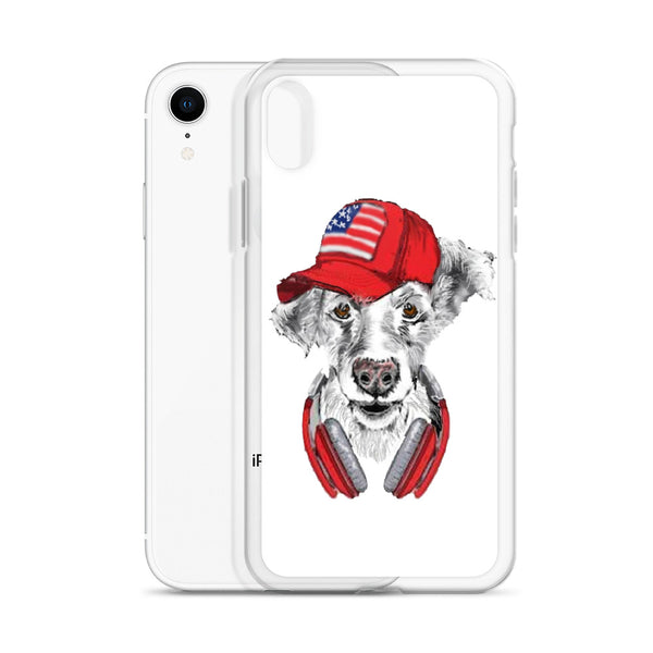 iPhone Case DJ Dog White