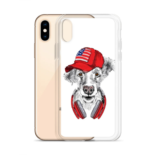 iPhone Case DJ Dog White