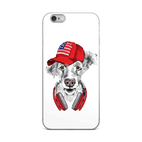 iPhone Case DJ Dog White