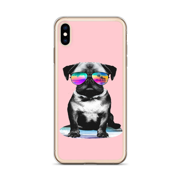 iPhone Case Cool Dog Pink