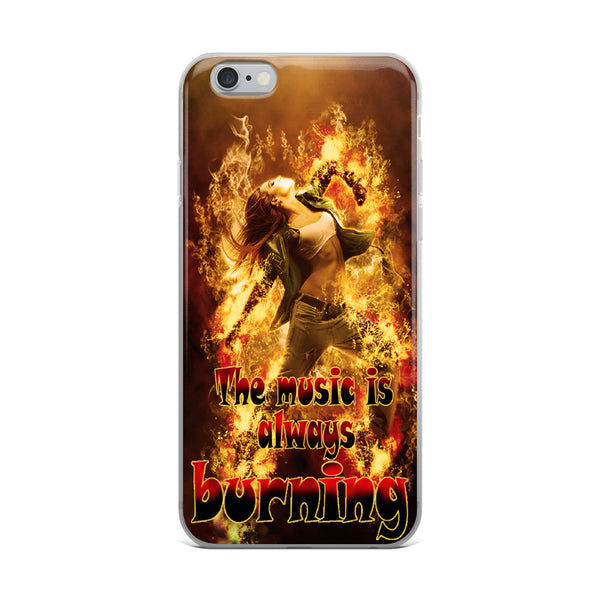 iPhone Case Music Burning