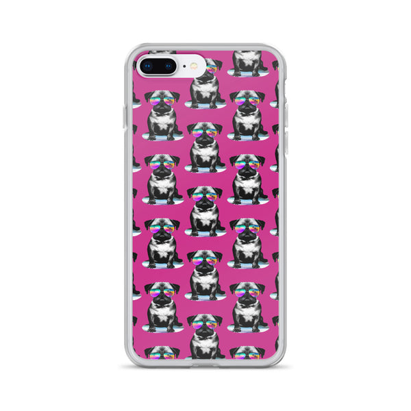 iPhone Case Cool Dogs Purple