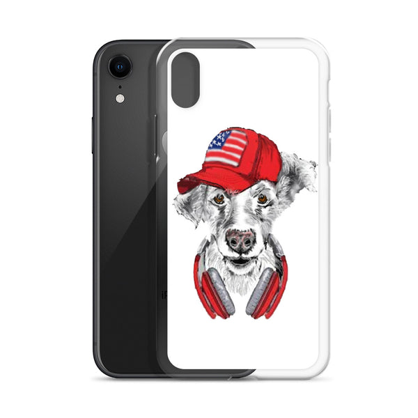 iPhone Case DJ Dog White