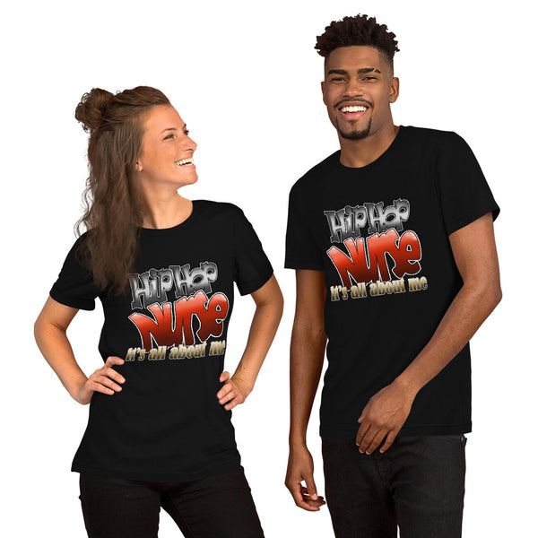 PREMIUM SHORT-SLEEVE UNISEX T-SHIRT HIP HOP NURSE ALL ABOUT ME 2