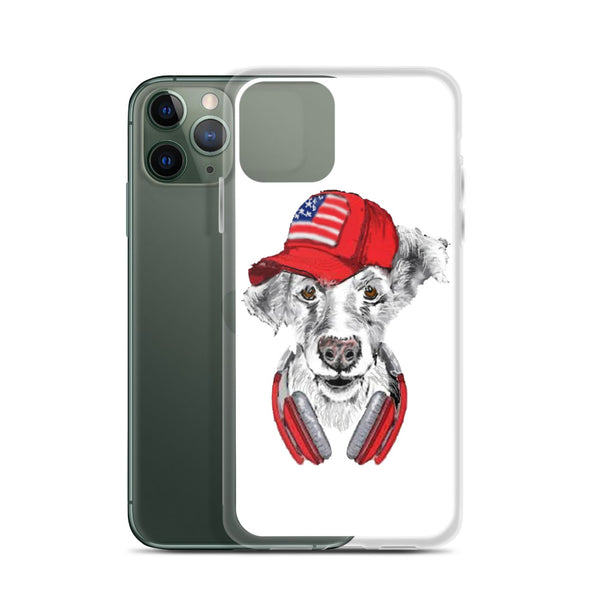 iPhone Case DJ Dog White