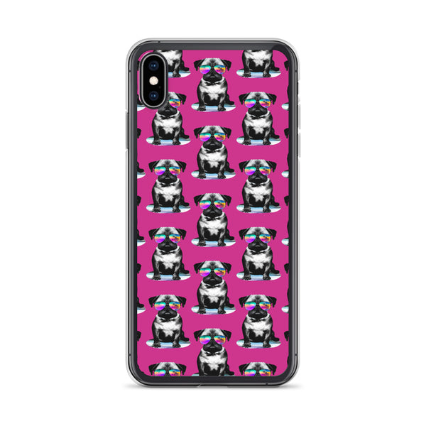 iPhone Case Cool Dogs Purple