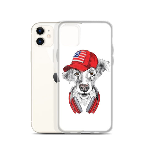 iPhone Case DJ Dog White