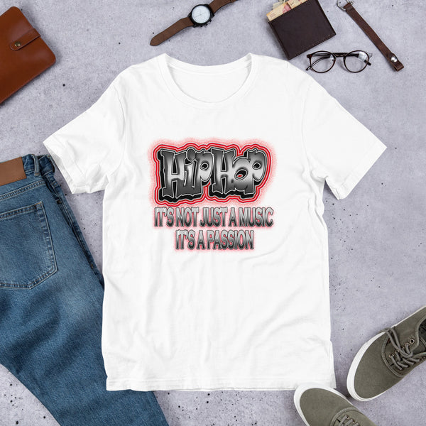 PREMIUM SHORT-SLEEVEUNISEX T-SHIRT HIP HOP JUST A MUSIC PASSION