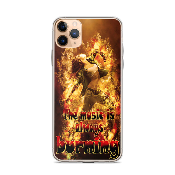 iPhone Case Music Burning