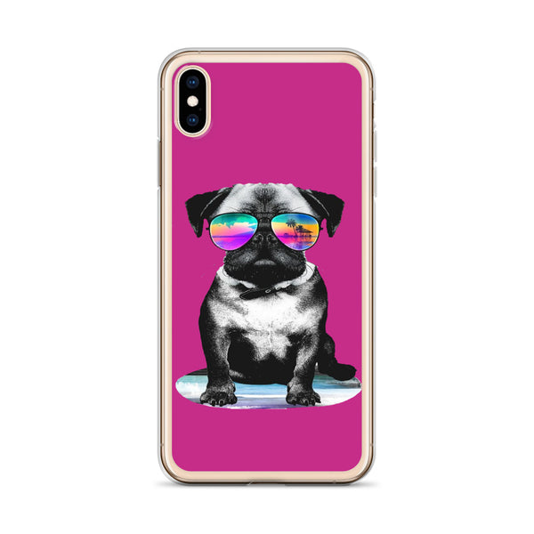 iPhone Case Cool Dog  Purple