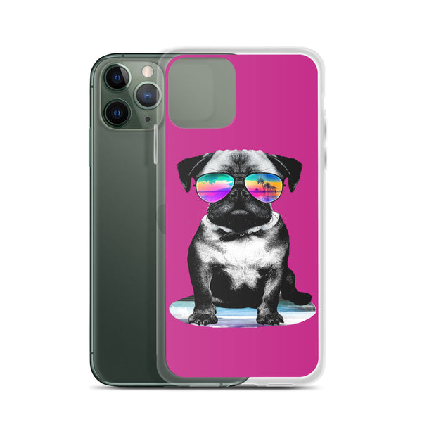 iPhone Case Cool Dog  Purple