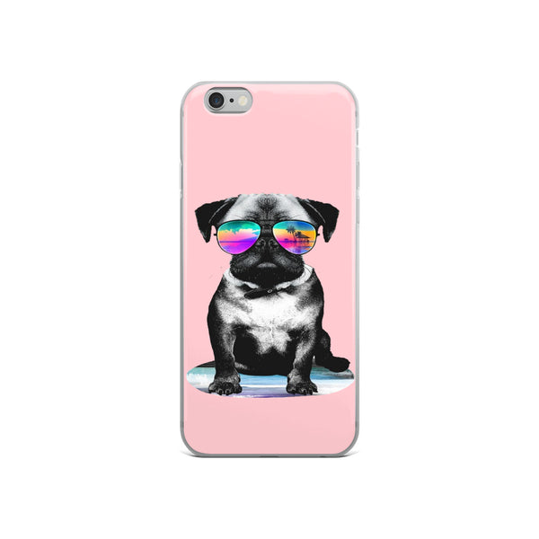 iPhone Case Cool Dog Pink