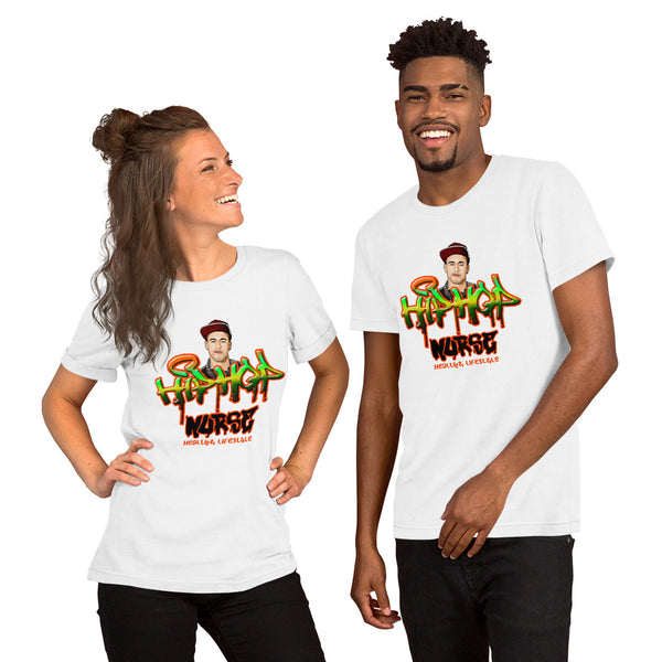 PREMIUM SHORT-SLEEVE UNISEX T-SHIRT HIP HOP NURSE HEALTH LIFESTYLE