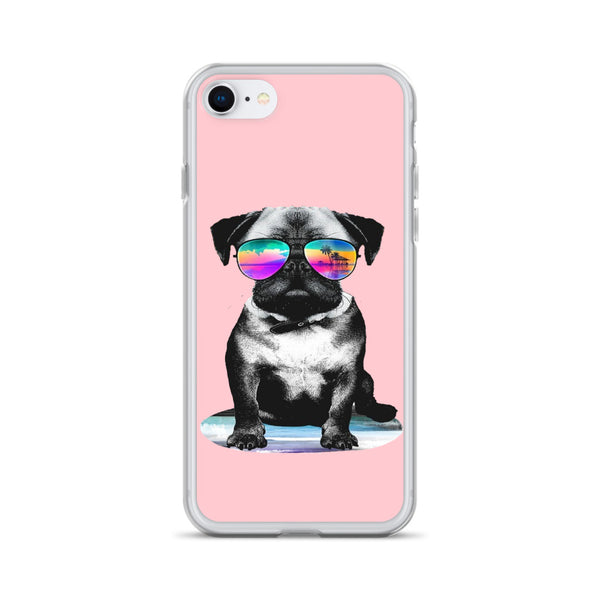 iPhone Case Cool Dog Pink