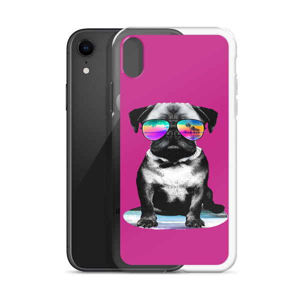 iPhone Case Cool Dog  Purple