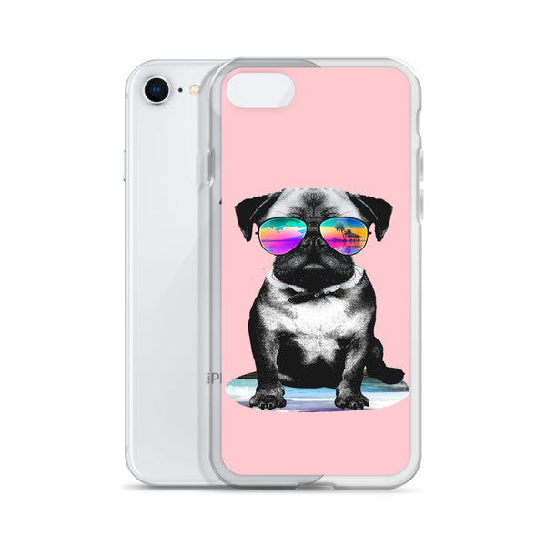 iPhone Case Cool Dog Pink