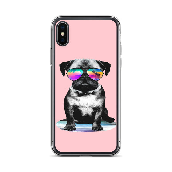 iPhone Case Cool Dog Pink