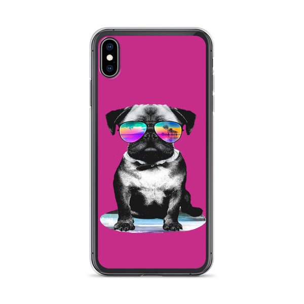 iPhone Case Cool Dog  Purple