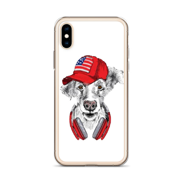 iPhone Case DJ Dog White