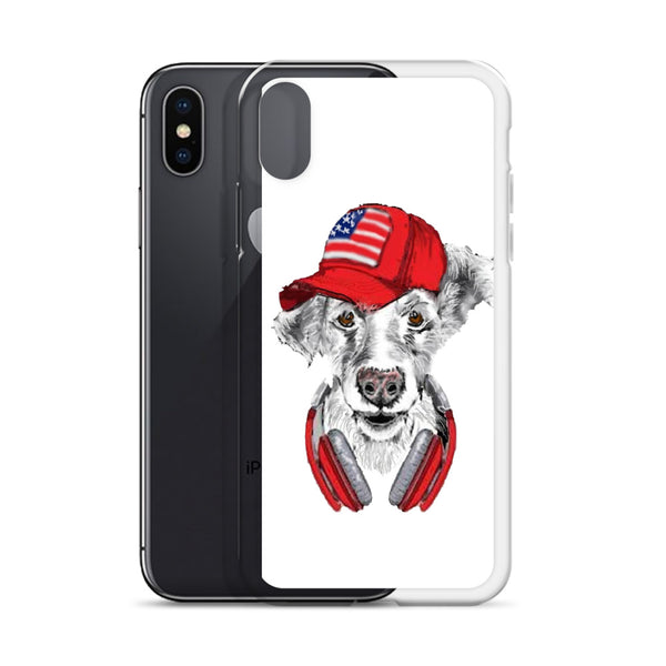 iPhone Case DJ Dog White