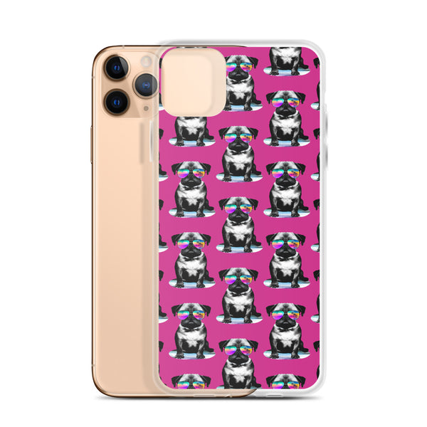 iPhone Case Cool Dogs Purple