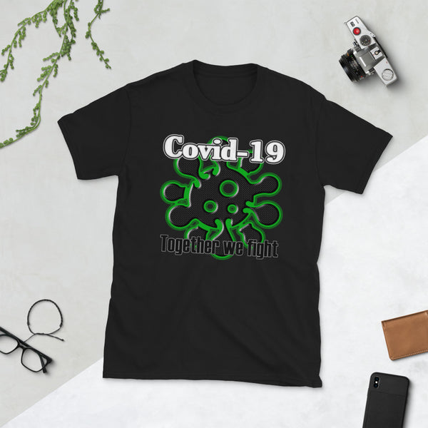 BASIC SOFTSTYLE SHORT-SLEEVE UNISEX T-SHIRT COVID 19 - TOGETHER WE FIGHT