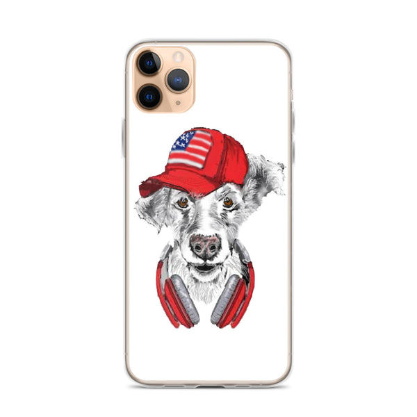 iPhone Case DJ Dog White