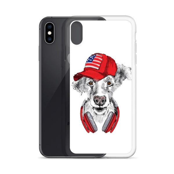 iPhone Case DJ Dog White