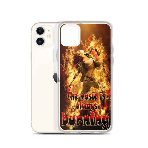 iPhone Case Music Burning