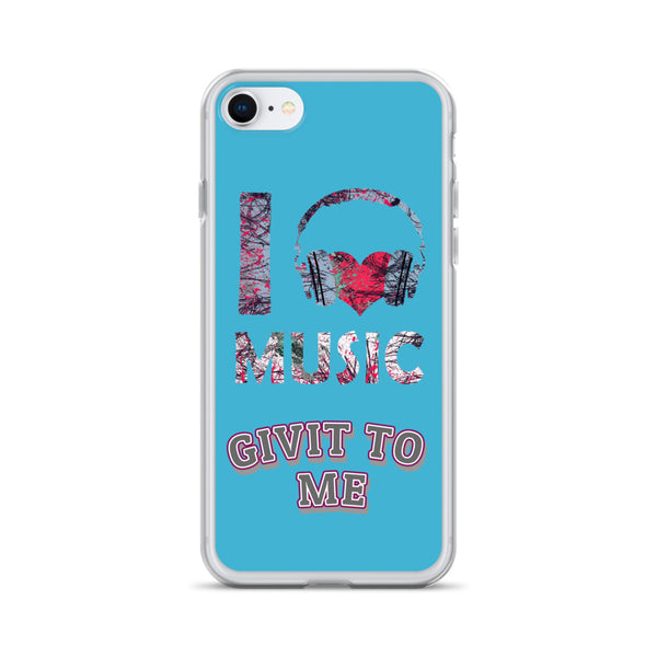 iPhone Case I Music Givit To Me Blue