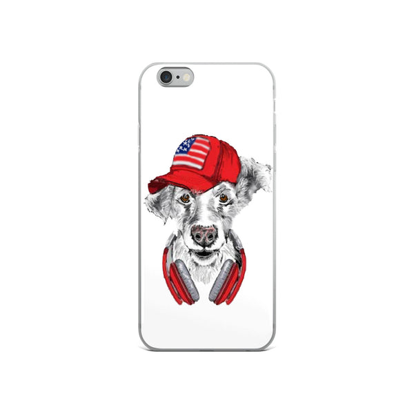 iPhone Case DJ Dog White