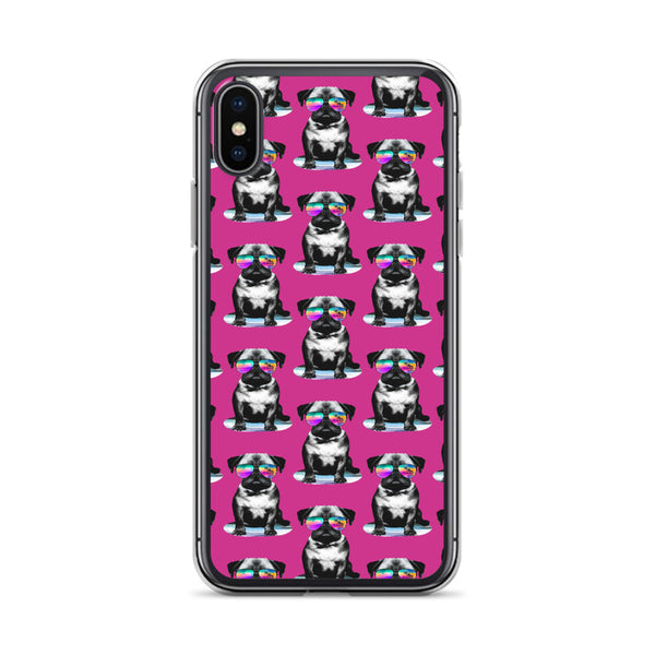 iPhone Case Cool Dogs Purple