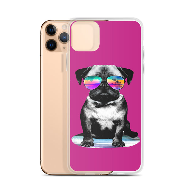 iPhone Case Cool Dog  Purple