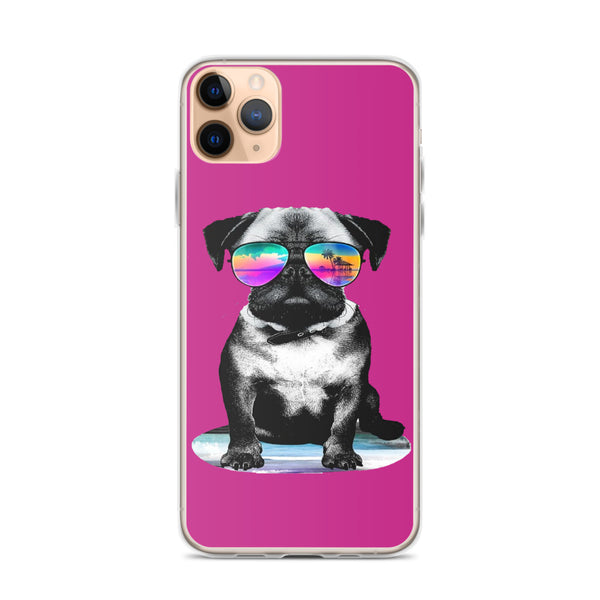 iPhone Case Cool Dog  Purple