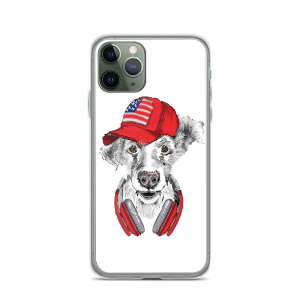 iPhone Case DJ Dog White