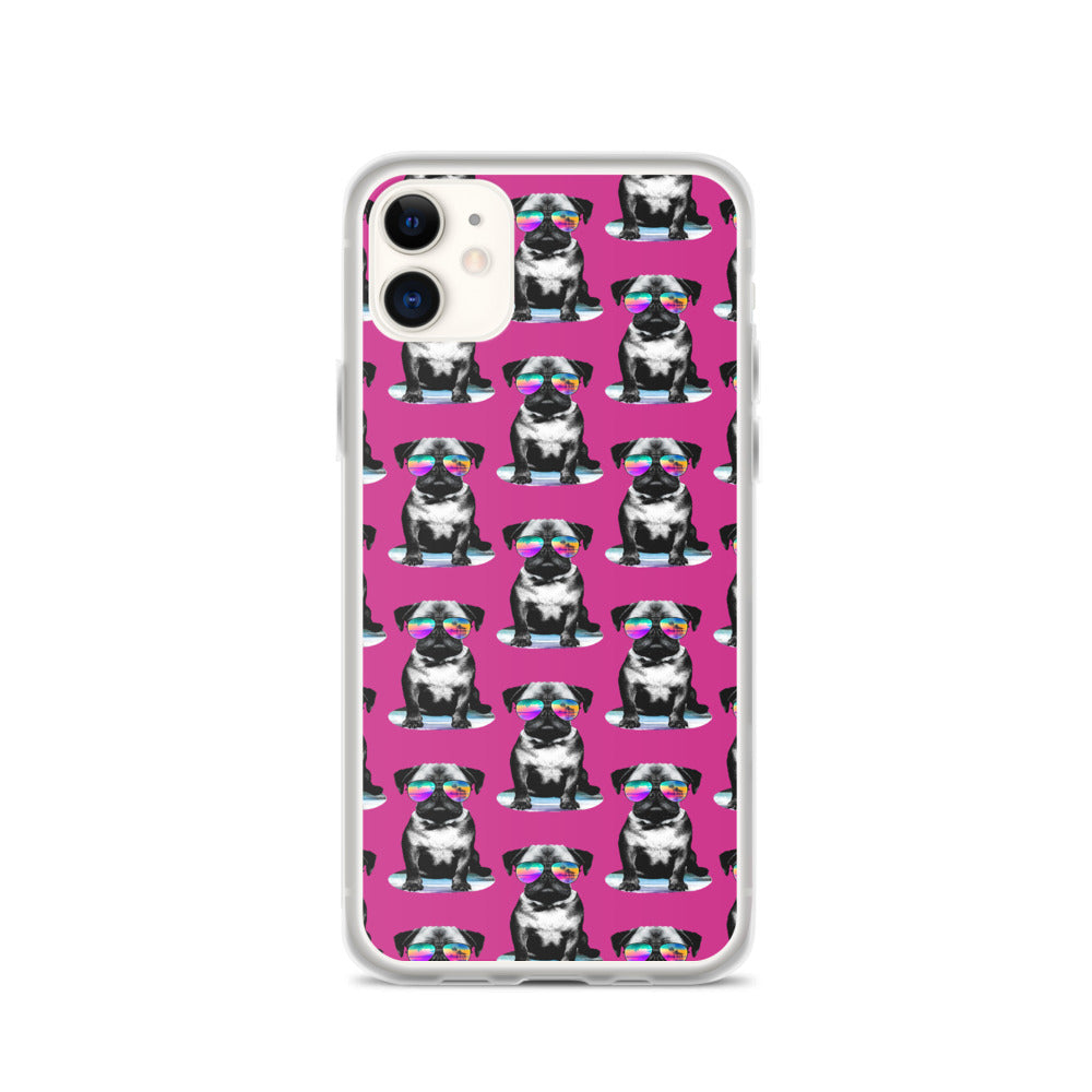 iPhone Case Cool Dogs Purple