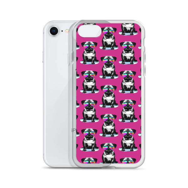 iPhone Case Cool Dogs Purple