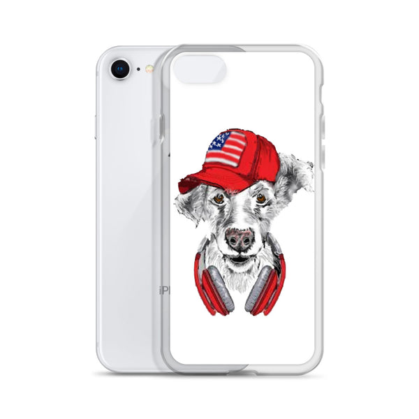 iPhone Case DJ Dog White